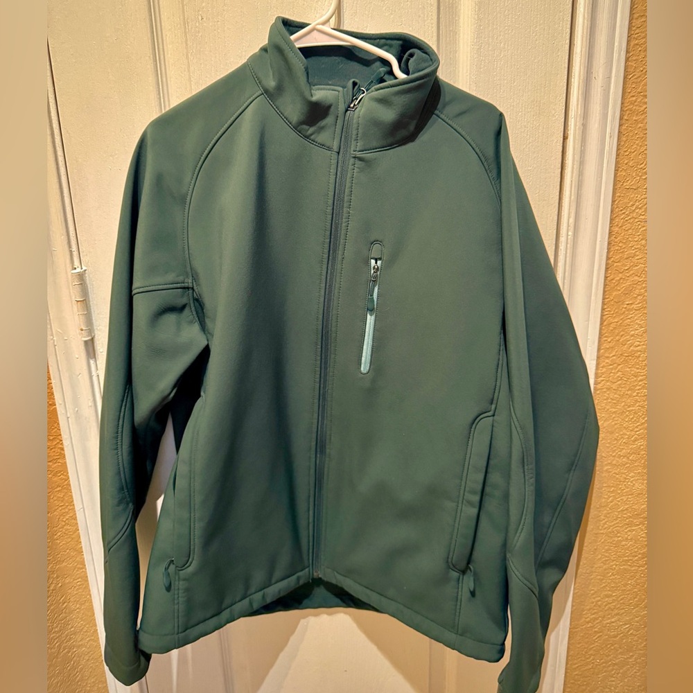 Soft shell fleece lined rain/winter coat!
